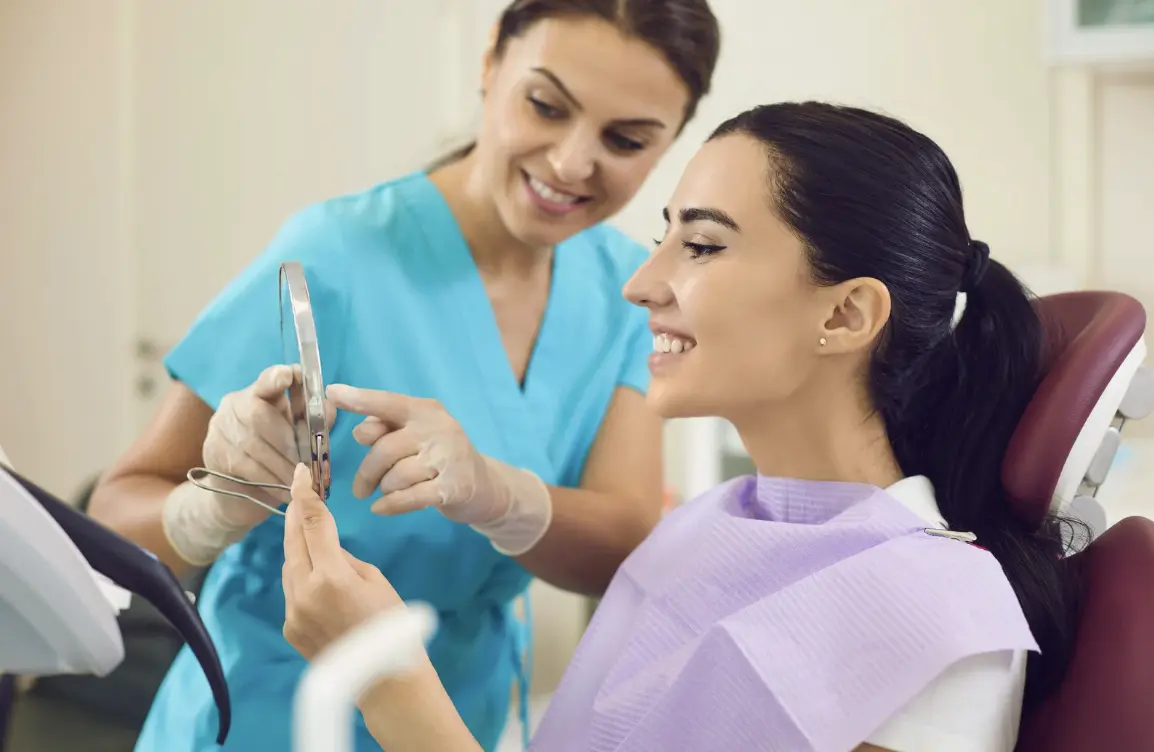 Professional teeth whitening